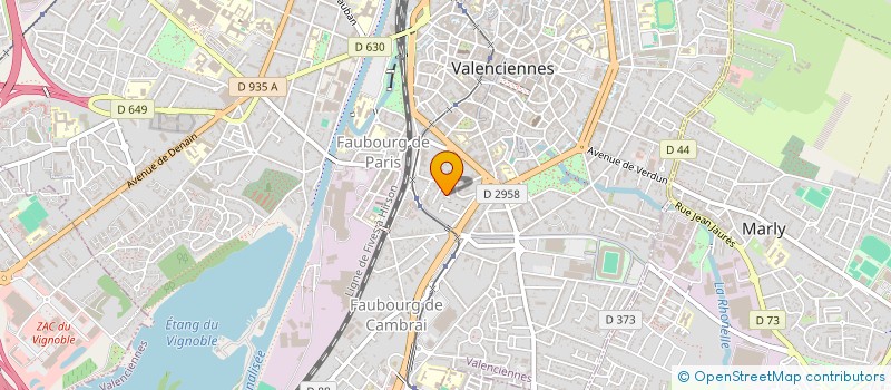 localisation de l'entreprise D2SEP à VALENCIENNES