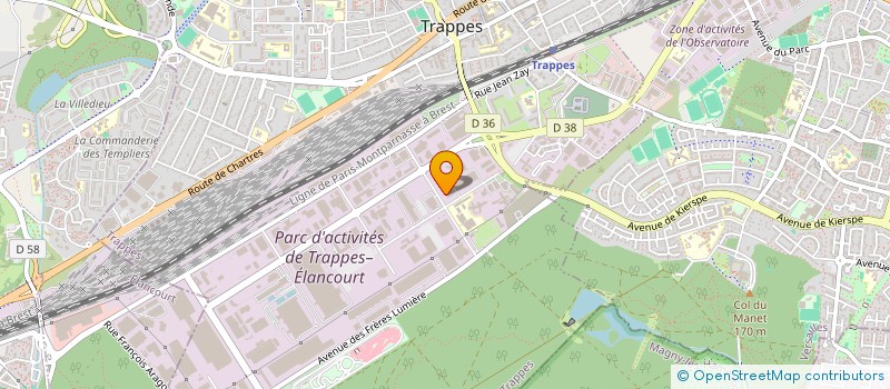 localisation de l'entreprise D2T ELECTRONIQUE à TRAPPES