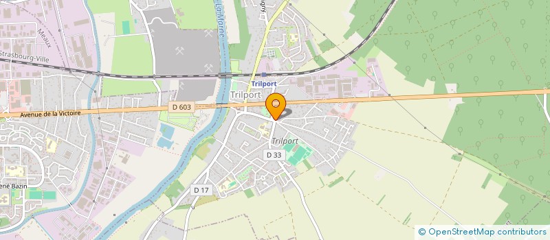 localisation de l'entreprise D2TP  TRILPORT