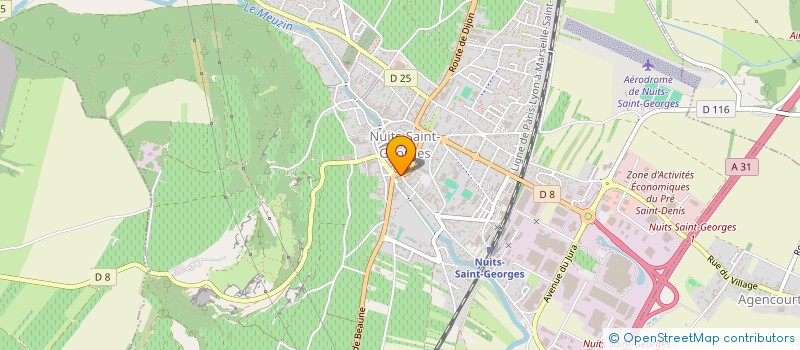 localisation de l'entreprise D2V  NUITS-SAINT-GEORGES