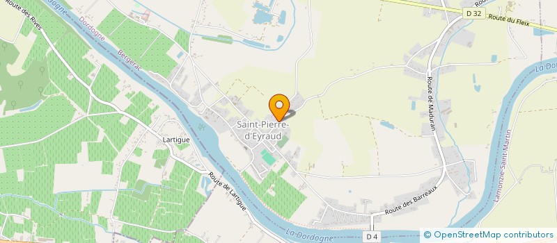 localisation de l'entreprise D2V IMMO  SAINT-PIERRE-D'EYRAUD