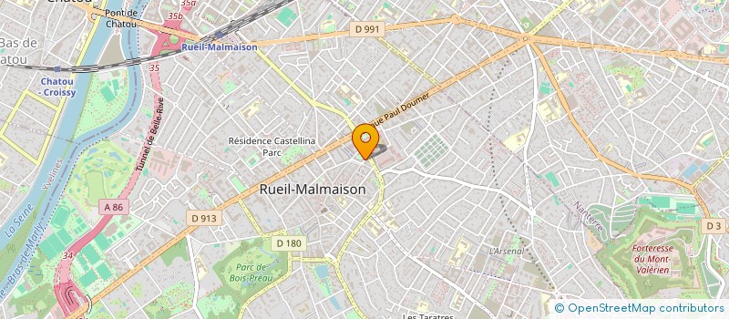 localisation de l'entreprise D2Z à RUEIL-MALMAISON