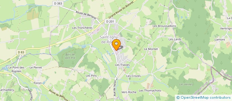 localisation de l'entreprise D3  SAINT-IGNY-DE-ROCHE