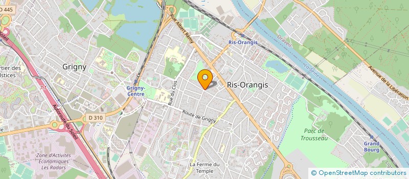 localisation de l'entreprise D3 FIBRE à RIS-ORANGIS