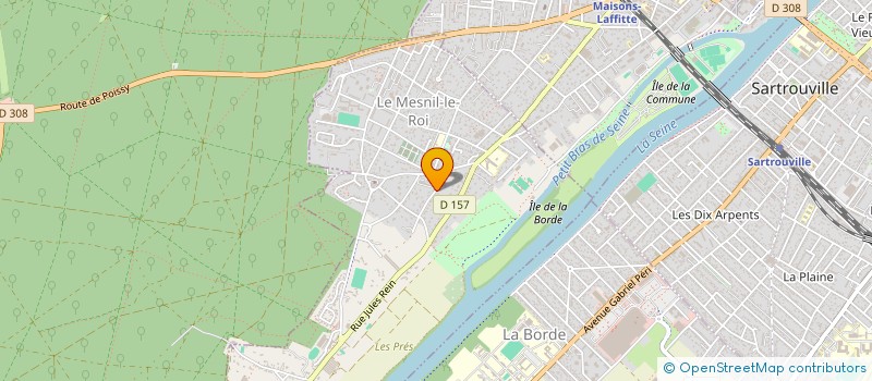 localisation de l'entreprise D3 FORM  LE MESNIL-LE-ROI