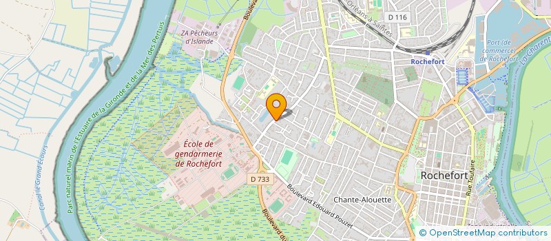 localisation de l'entreprise D3 IMMOBILIER  ROCHEFORT