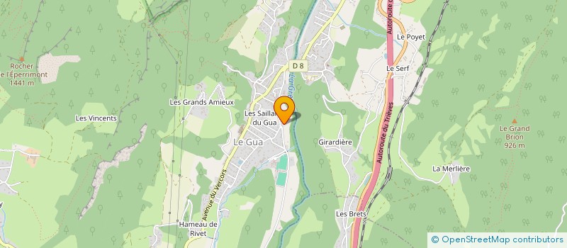 localisation de l'entreprise D3 SELLERIE  LE GUA