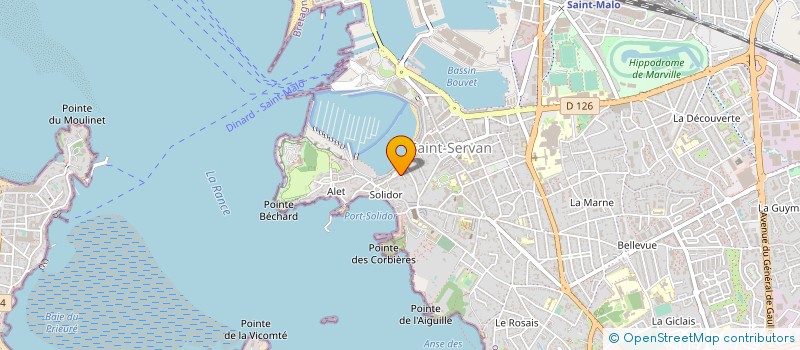 localisation de l'entreprise D3C à SAINT-MALO