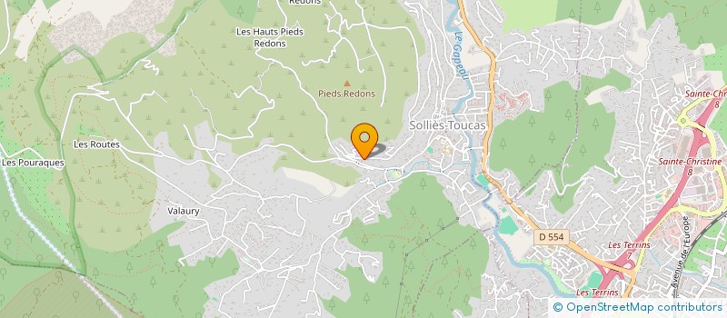 localisation de l'entreprise D3C à SOLLIES-TOUCAS