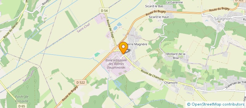 localisation de l'entreprise D3C  SAINT-CHEF