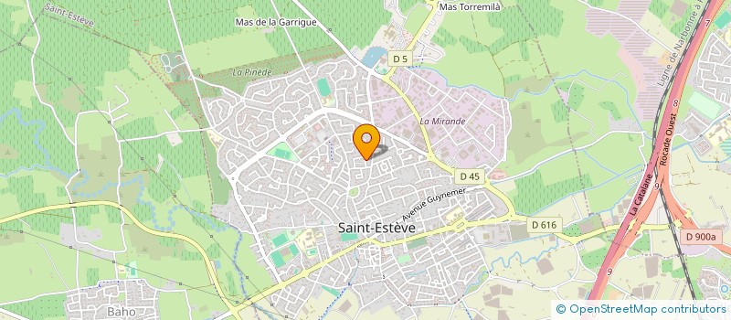 localisation de l'entreprise D3C IMMOBILIER  SAINT-ESTEVE