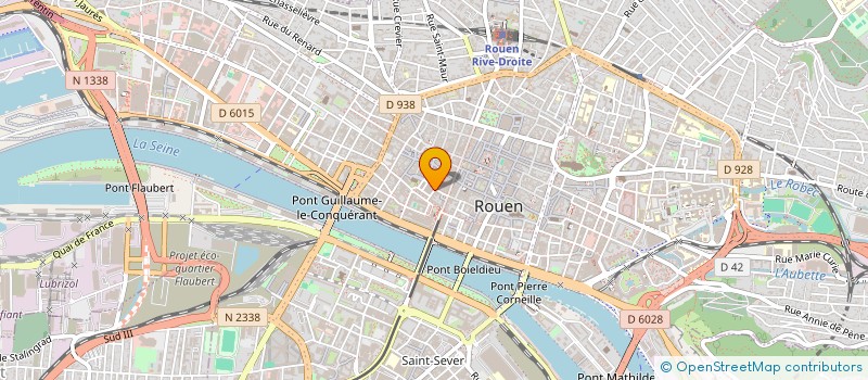 localisation de l'entreprise D3C SARL à ROUEN