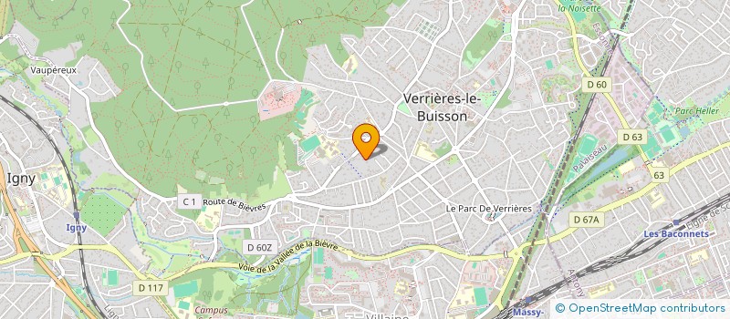 localisation de l'entreprise D3CN à VERRIERES-LE-BUISSON