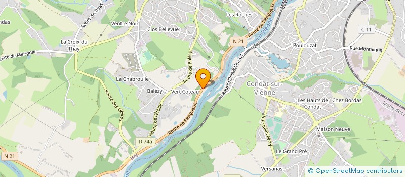 localisation de l'entreprise D3D à ISLE