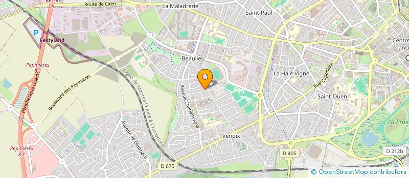 localisation de l'entreprise D3D à CAEN
