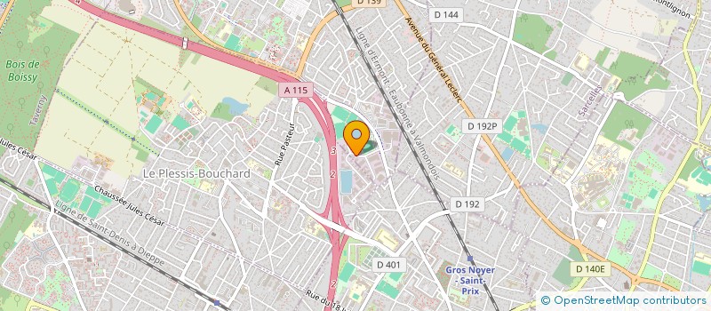 localisation de l'entreprise D3E  SAINT-LEU-LA-FORET