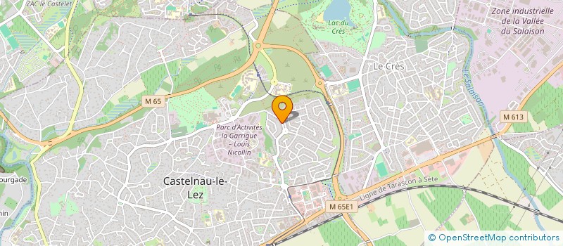 localisation de l'entreprise D3E-ECO à CASTELNAU-LE-LEZ