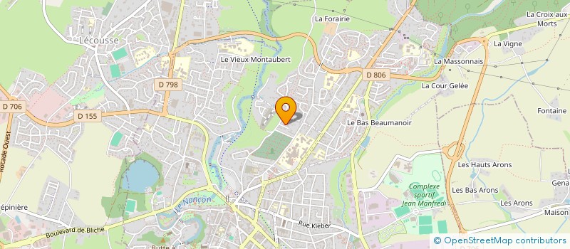 localisation de l'entreprise D3F  FOUGERES