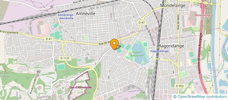 localisation de l'entreprise D3F-T à HAGONDANGE