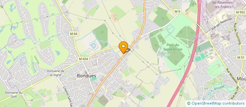 localisation de l'entreprise D3K  BONDUES