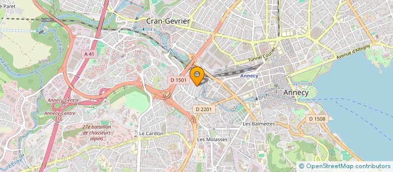 localisation de l'entreprise D3L SOLUTIONS à ANNECY