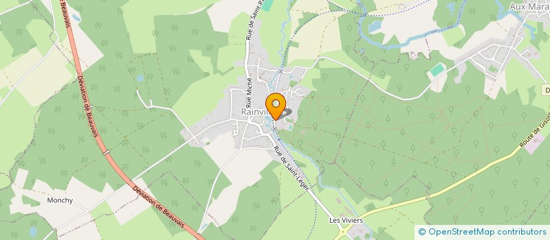 localisation de l'entreprise D3M  RAINVILLERS