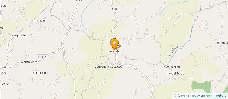 localisation de l'entreprise D3M BREIZH  PLOUMILLIAU