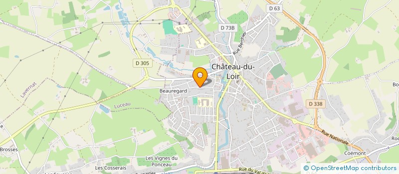 localisation de l'entreprise D3MAS  MONTVAL-SUR-LOIR