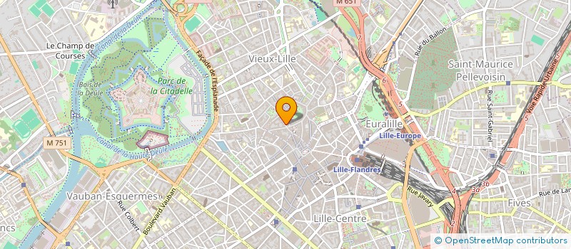 localisation de l'entreprise D3P à LILLE