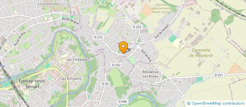 localisation de l'entreprise D3P INFORMATIQUE  MANDRES-LES-ROSES