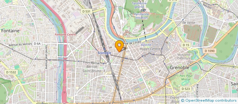 localisation de l'entreprise D3S à GRENOBLE
