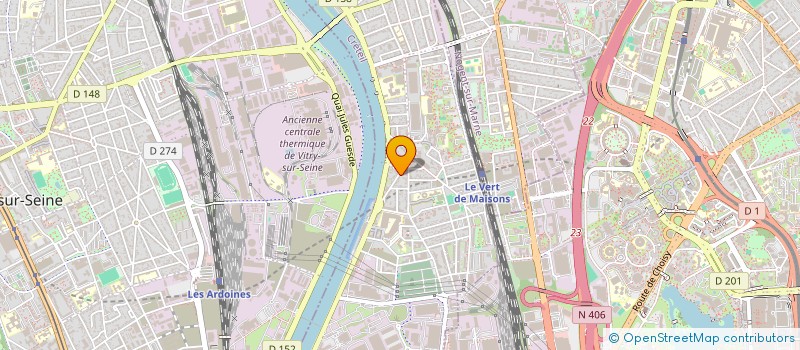 localisation de l'entreprise D3S à ALFORTVILLE