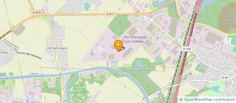 localisation de l'entreprise D3T MOBILIER à CARVIN