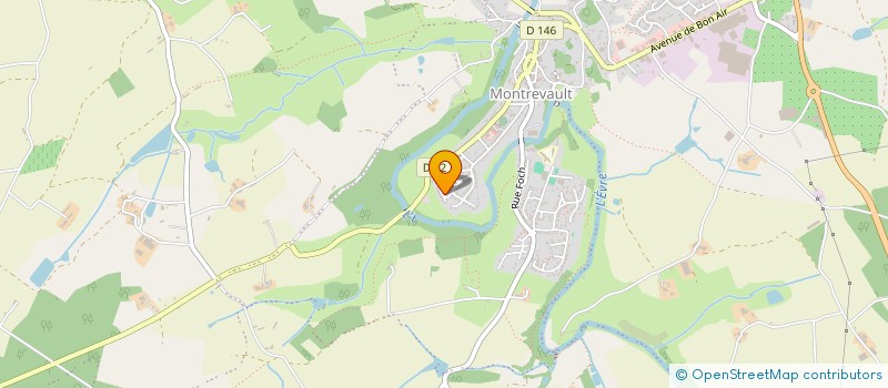 localisation de l'entreprise D3V VIGNOBLE EN FAMILLES  MAUGES-SUR-LOIRE