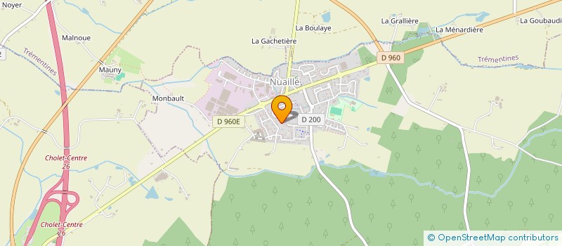 localisation de l'entreprise D3YLICE YZN  NUAILLE