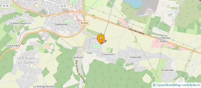 localisation de l'entreprise D4 CHAUFF à SAINT-AUBIN-SUR-GAILLON