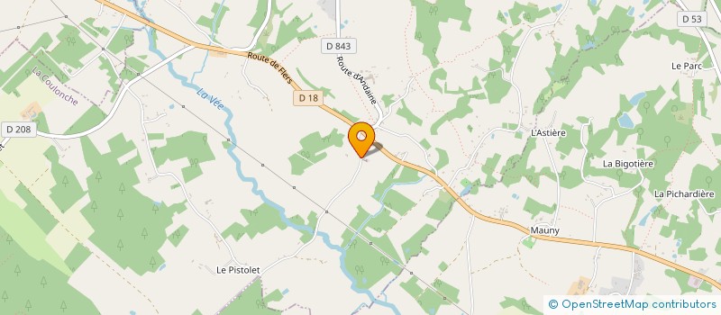 localisation de l'entreprise D4BCAM à LA COULONCHE