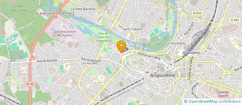 localisation de l'entreprise D4D à ANGOULEME