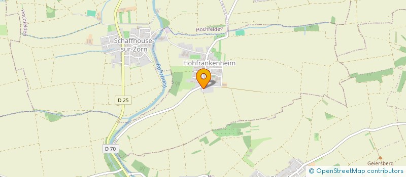 localisation de l'entreprise D4D  HOHFRANKENHEIM