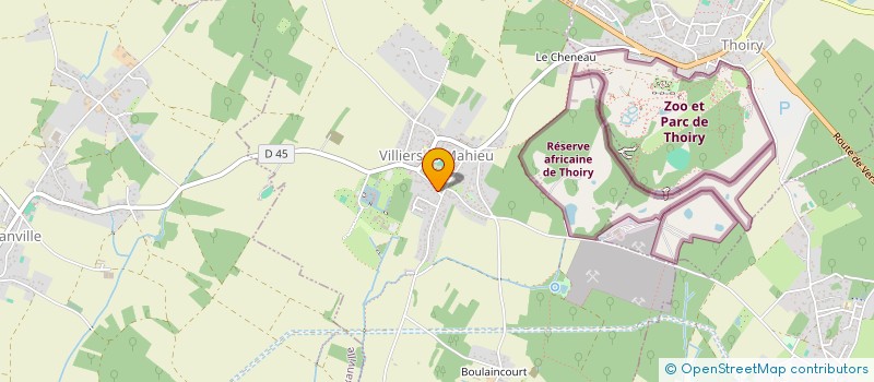 localisation de l'entreprise D4EIMMO  VILLIERS-LE-MAHIEU