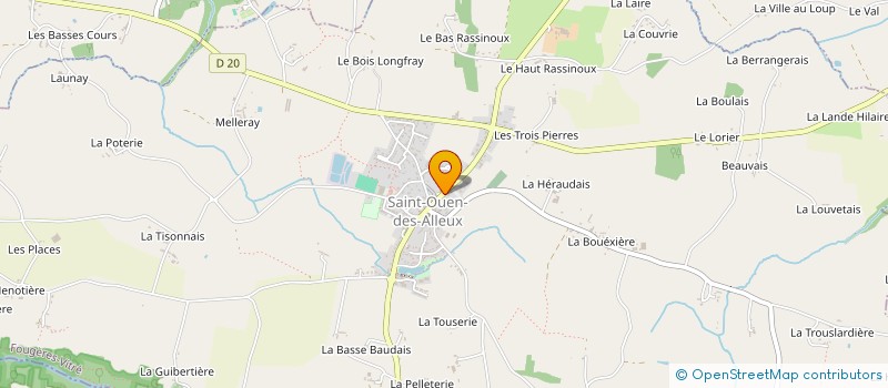 localisation de l'entreprise D4MAN ESPORTS  SAINT-OUEN-DES-ALLEUX