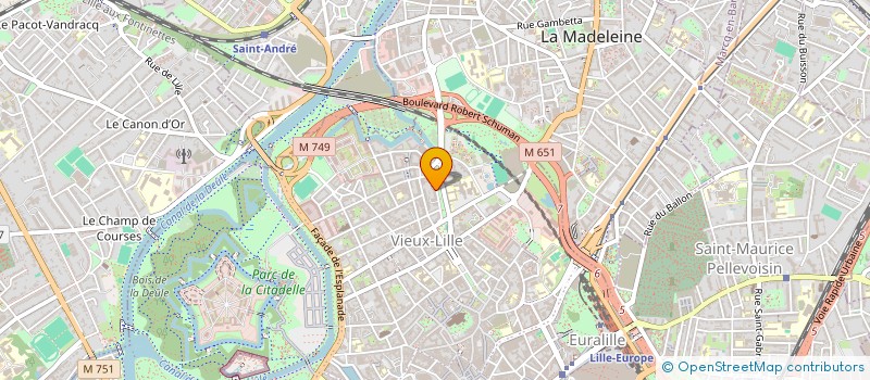 localisation de l'entreprise D4NC à LILLE