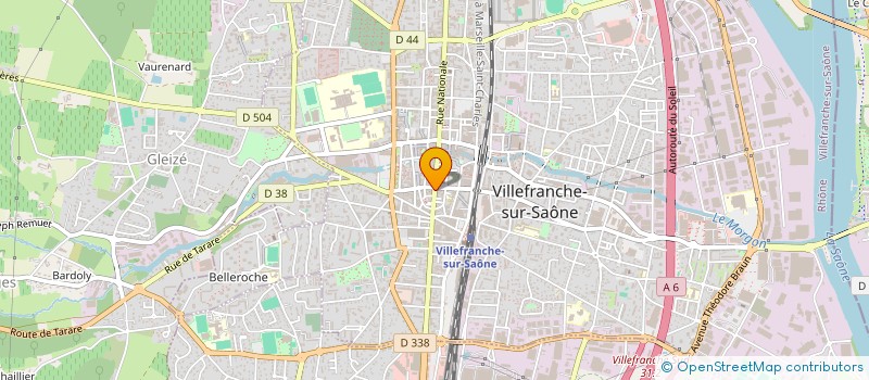 localisation de l'entreprise D4R OPTIQUE à VILLEFRANCHE-SUR-SAONE