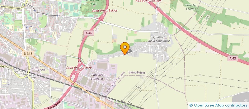 localisation de l'entreprise D5 à CORBAS