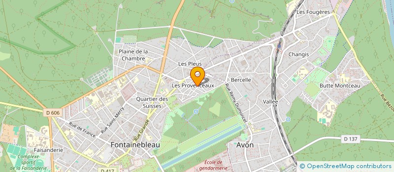 localisation de l'entreprise D5 INVEST  FONTAINEBLEAU