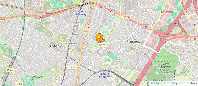localisation de l'entreprise D6CODE à ANTONY