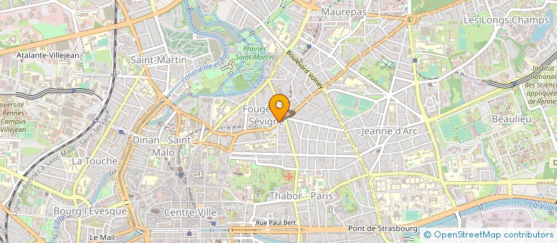 localisation de l'entreprise D6COM à RENNES