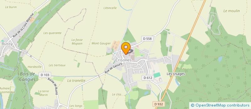 localisation de l'entreprise D6S FORME  CRISOLLES