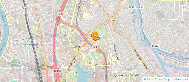 localisation de l'entreprise D7 DRIVE  CRETEIL