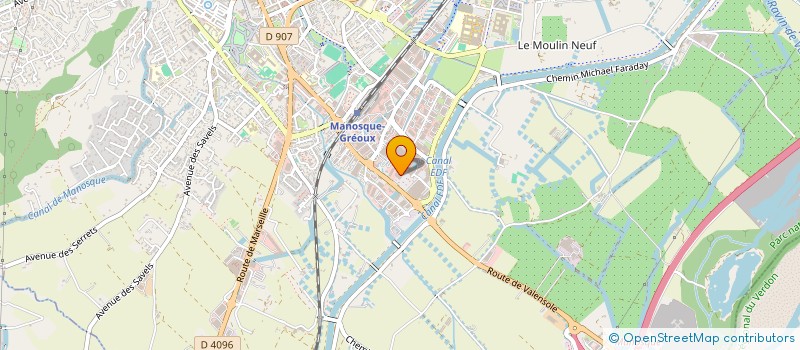 localisation de l'entreprise D8 SOLUTIONS à MANOSQUE